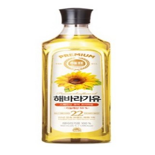 해표 해바라기유, 900ml, 8개