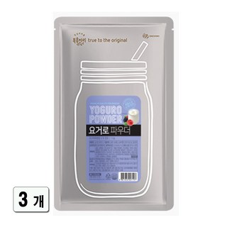 대상 요거로 파우더, 1개, 1kg, 3개입, 1kg