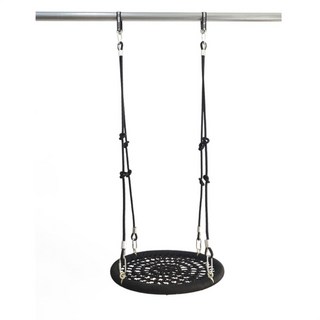 장비 가을 스윙 그물 둥지 새의 야외 의자 다인용 유치원 타이어 반지, 5 80cm Black