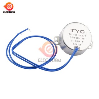 모터 AC r/min 50Hz 110V 12V 턴테이블 토크 CCW CW 50 동기 마이크로파 5 60Hz 전기 TYC 2 4W 프로 3/5 6 팬용 220V, AC110V 5-6R, 1개