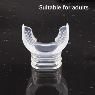 다이빙 호흡 튜브 스쿠버 소프트 마우스피스 실리콘 수중 스노클 수영 액세서리 1 개, [17] 1pc as picture shown, 1개