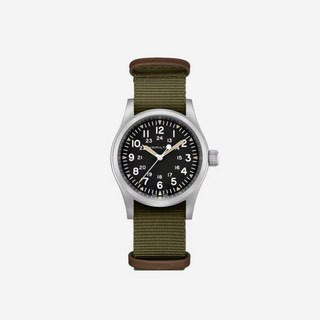 [정품아닐시3배보상] 해밀턴 카키 필드 메카니컬 38mm 나토 스트랩 그린 블랙 Hamilton Khaki Field Mechanical 상품 이미지
