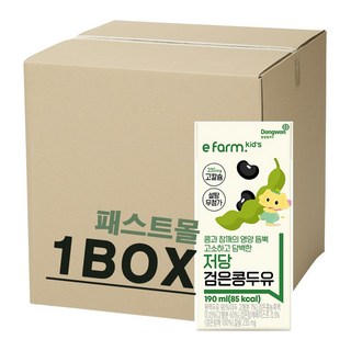 동원 이팜키즈 저당 검은콩두유, 24개, 190ml