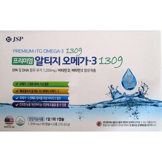 [하루한알!] 프리미엄알티지오메가3 1309 (6개월분), 1개, 181회분