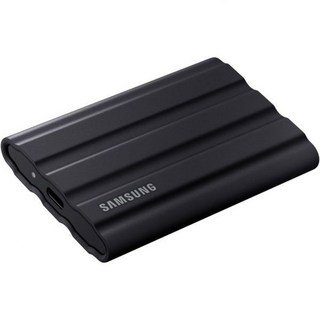 삼성 휴대용 SSD T7 쉴드 1TB USB 3.2 2세대 1050MB/s 읽기 1000MB/s 쓰기 Mac PC 및 스마트폰용 강력한 외장 하드 드라이브 아웃도어, black, 1 TB