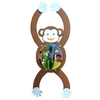 [칼라노리]야생동물 북아트/ 멸종위기동물북아트 /입체 북아트 / 원숭이/ DIY 북아트, 1개