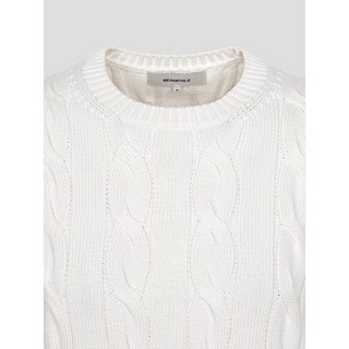 [정품] 빈폴레이디스 니트 코튼 케이블 라운드넥 쇼트 베스트 아이보리 (BF515UC030)
