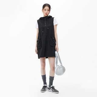 앞지퍼 허리 스트링 점프슈트 (AQ2WO56K) 이미지