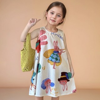 키즈 멀티 스트라이프 원피스_KH42801