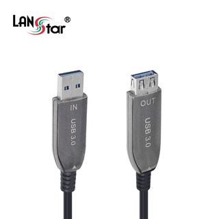 LANstar USB3.0 AOC 연장 리피터 케이블 20m LS-U30AOC20, 1개