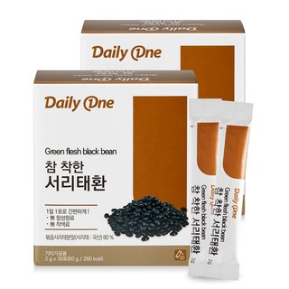 데일리원 참 착한 서리태 환 영양제 국내산 2g 30포, 60g, 2개