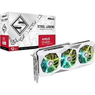 ASRock AMD 라데온 RX 7900 XTX 팬텀 게이밍 24GB OC GDDR6 그래픽 카드 디스플레이포트 HDMI 384비트, RX 7700 XT Steel Legend 12GB, 1개