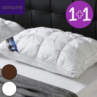 송림라이프 5성급 호텔 베개 2P 세트 힐튼 베개솜, 화이트, 2개 르올구스베개