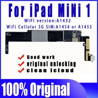아이패드 미니 1 마더보드용 iCloud IOS 시스템 포함 로직 A1432 와이파이 버전 또는 정품, 05 mini 1 3G WiFi 64GB