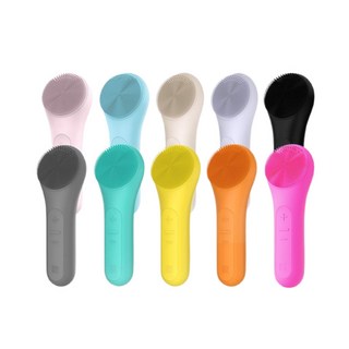 멜리언스 진동클렌저 실리콘 브러쉬 전동 세안기 피지제거 모공 클렌져, 퍼플