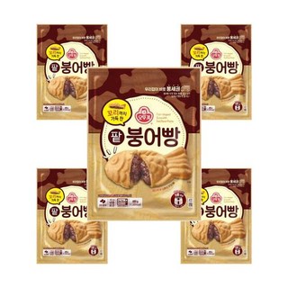오뚜기 쫀득한 팥붕어빵 – 꼬리까지 가득 찬 아이간식, 2400g (1개, 2.4kg)