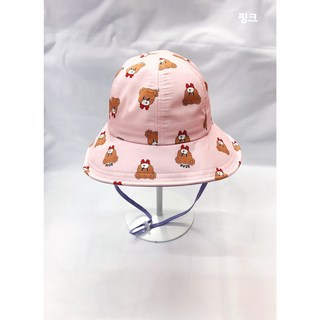 주누하우스 키즈 곰돌이 벙거지 모자