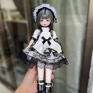 구체관절인형30cm 핸드메이드 메이크업 인형+의상+가발+구두 풀세트, 5번, 1개