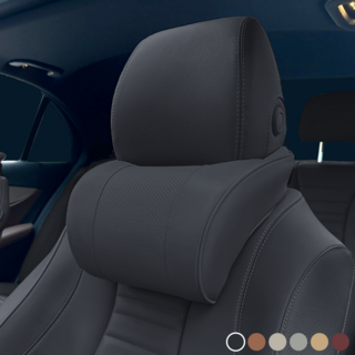 엔칸타 세이프레더넥 가죽 메모리폼 차량용 목쿠션, 1개, 블랙 스포티지목쿠션