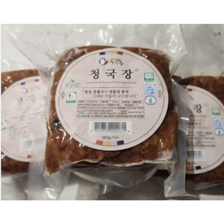 [국산콩 100%] 영월 동강애 두무동 청국장 진공포장팩, 6개, 180g