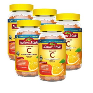 네이처메이드 비타민C 1000mg 구미 젤리 Nature Made Vitamin C Gummies, 5개, 120정