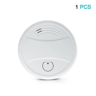 와이파이 연기 감지기 무선 화재 보호 경보 센서 스마트 홈 보안 시스템 네트워킹 알림, 1개, 1. 1 PC