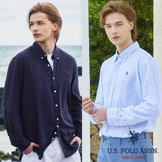 [U.S POLO ASSN.] 25SS 린넨 블렌디드 셔츠 남성 2종