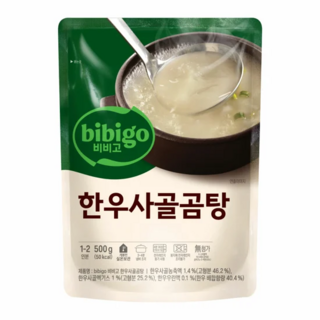 비비고 한우사골곰탕, 500g, 10개