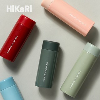 히카리 2중진공 304스테인레스 어린이 텀블러, 핑크, 1개