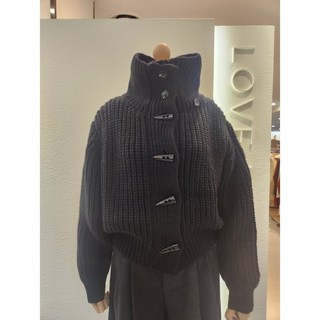 (백화점 상품) 러브앤쇼 울 더블 버튼니트 자켓 LCELGKJ01 748261, 블랙