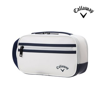 캘러웨이 2025 쉐도우V 파우치 한국캘러웨이골프 정품, 1개, 화이트/네이비