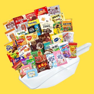 [과자스쿱마켓] 까까스쿱 사무실간식 대용량 과자세트 과자/초콜릿/캔디 총집합 43종이상 상품 이미지
