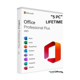 마이크로소프트 MS 오피스 2021 프로플러스 MS Office 2021 ProPlus 5PC영구사용 +USB tools (C.A.P Co)
