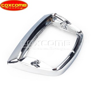 테일 램프 후미등 데루등 스쿠터 전방 후방 방향 지시등 점멸 표시등 LX 50 125 150 S50 S125 S150 LXV 오토바이 미등, Chrome Trim, 1개