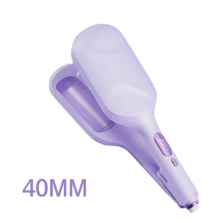 Keka 물결펌 고데기 40mm 음이온 헤어 케어 온도 표시 4단계 온도조절, 퍼플