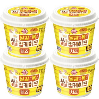 오뚜기 달걀하나톡넣는 쌀컵케이크 치즈, 60g, 4개