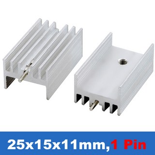 알루미늄 방열판 TO-220 Mosfet TO 220 방열판 쿨러 라디에이터 MOS LM317 L7805 L7812 L78XX 트랜지스터 세트 IRFXX - 10 개, [03] 19x15x10mm-no pin