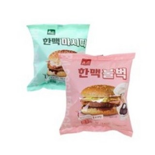 한맥 불벅 6개+마시따6개 혼합구성, 6개 대표 이미지 - 편의점 햄버거 추천