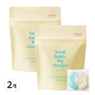 소소이지 이지 캡슐 세제 그리너리 머스크, 30개입, 2개