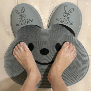 내집내산 발 씻는 풋브러쉬 샴푸 매트