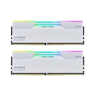 ESSENCORE KLEVV DDR5-6000 CL30 CRAS V RGB WHITE 패키지 서린 RAM 32GB(16Gx2), 16GB 2개