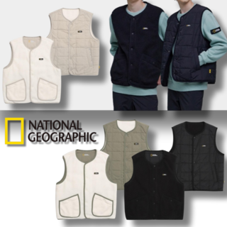 국내매장정품 내셔널지오그래픽 NATIONAL GEOGRAPHIC 리버시블베스트 양면조끼 남성베스트 남자베스트 남성플리스조끼 남자플리스조끼 등산조끼 양면플리스