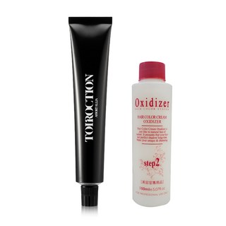 데미 토이록션 비비드 라인 멋내기 염색약 + 산화제 세트, 1개, 페이크 블랙 Fake Black