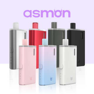아스몬 듀얼 킷 ASMON 입호흡 전자담배, 1개, 듀얼 에디션 글로우 화이트 대표 이미지 - 전담 액상 입호흡 추천