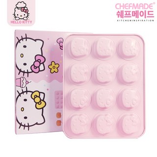 쉐프메이드 헬로키티 마들렌 틀 12구 (베이킹틀 홈베이킹도구 제빵틀), 1개