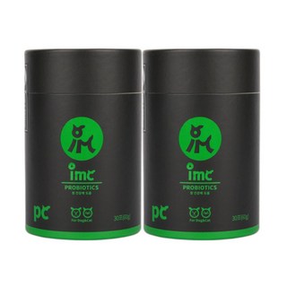 CMG제약 IMC 강아지 고양이 프리미엄 장건강 영양제 사료에 뿌려먹는 유산균 분말 간식, 2개, 장건강/유산균, 30회분
