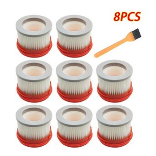 무선 핸드헬드 진공 청소기 부품 HEPA 필터 교체 필터 샤오미 Dreame V8 V9 V9B V9P V9D XR V10 V11, 4) 8 PCS * 8개, 8개