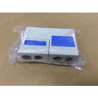 미니 네트워크 LAN 케이블 9V 테스터 Cat5 RJ11, [01] White, 1개