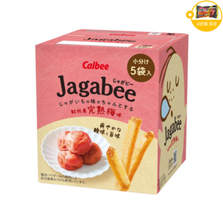 일본 직구 가루비 자가비 포테이토 스틱 매실맛 사은품 추가증정, 1개, 75g