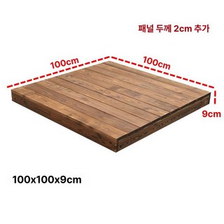 야외 평상 인테리어 실내 농막 접이식 원두막 테이블